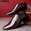 Men Shoes Top Quality  Men Genuine PU Leather Dress Shoes Business Formal Shoes Men Flats
