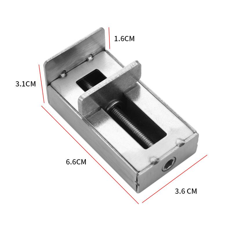 Stainless Steel Sliding Door Window Safety Lock – Punch-Free Limiter