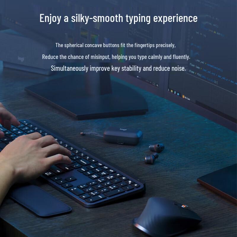 Logitech MX Keys S & MX Master 3s Wireless Combo