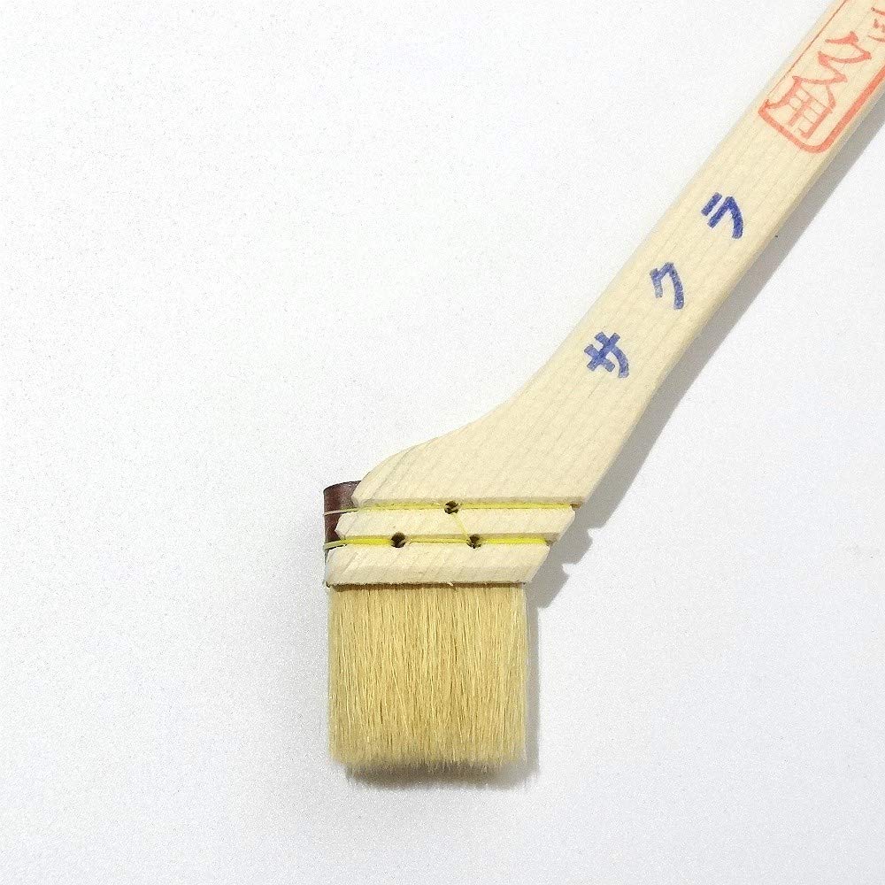 Hakeichi Yurix White Sakura Goat Hair Set of for Paint Brushes, 30mm, 10, Oil-Based