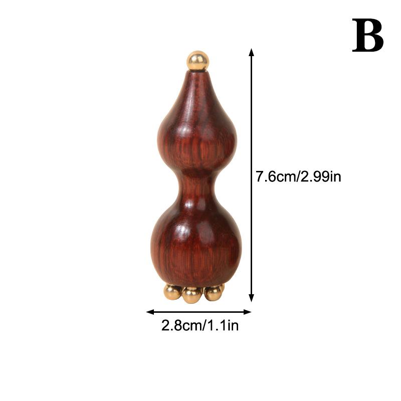 Professional Lotus Seedpod Brass Rosewood Facial Lifting Gua Sha Tool Eye Relaxation Spot Meridians Acupoint Massage Handheld