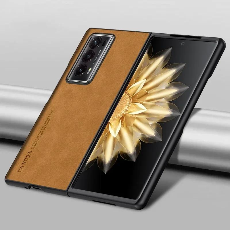 Luxury Leather Matte Flip Folding Phone Case for Honor Magic V V2 5G Case Thin Lightweight Shockproof Back Cover Honor Magic V2