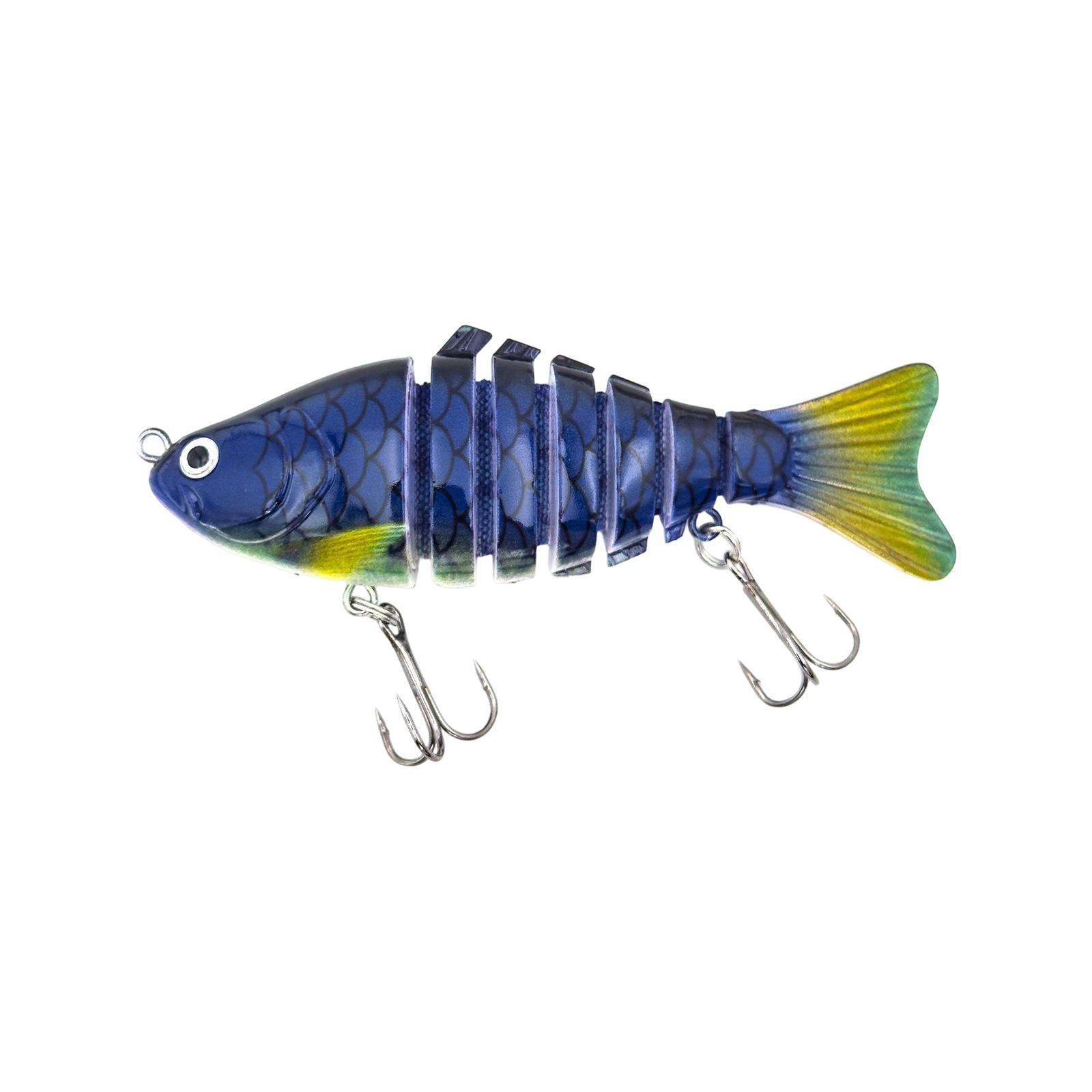 

8-Segment Swimbait | Ultra-Realistic Multi- —Ideal For Bass, , And Trout One Size