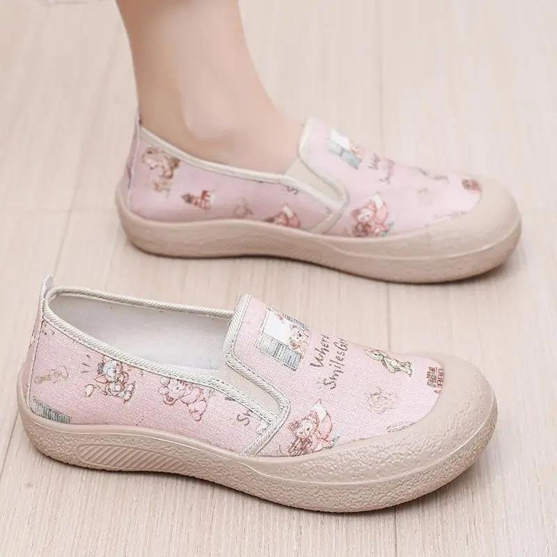 Fashion Comfortable and Elegant Cartoon Pattern Breathable Women's Shoes Designer Luxury New In Deals Original On Offer Ladies Footwear