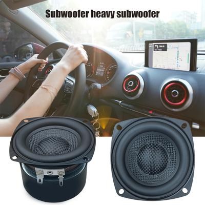 Woofers Subwoofer Hifi Speakers 3inch, 4Ohm, 25W, Glass Fiber Waterproof for Superior Bass