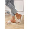 Women's 2025 New Style Wedge Sandals with Thick Soles and Mid-Heel Casual Beach Fish-Mouth Strappy Sandals In Plus Sizes