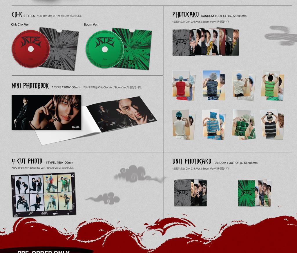 Stray Kids [ATE] (Chk Chk Ver., Boom Ver.)] (Kore Ver.) paralelithalat