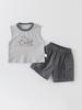 Baby Boy Sleeveless Cotton Vest & Shorts Set - Summer 2-Piece Outfit