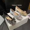 New Women Shoes Fashion Pumps Bling Crystal Bowknot High Heel Shoes Party Dress Shoes