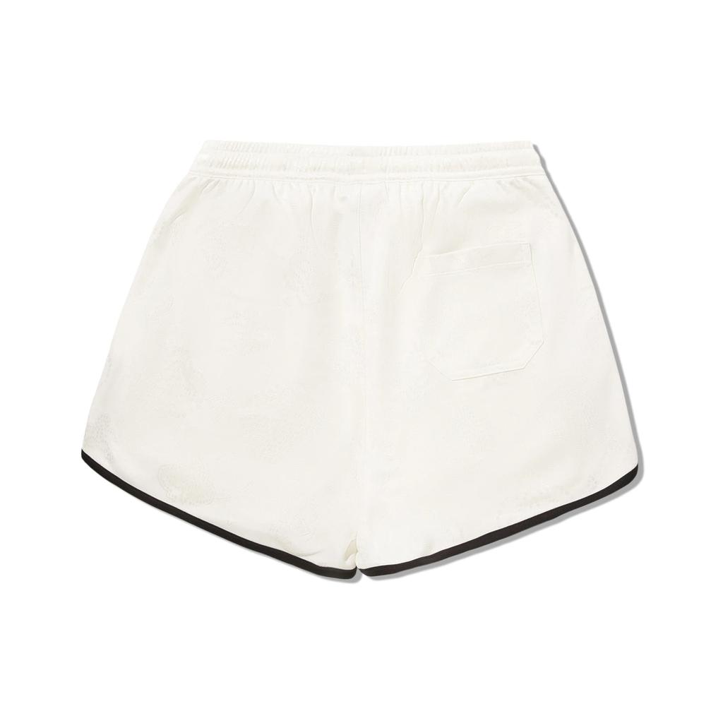 Li-Ning Simple Versatile Color-Block Mid-Rise Loose Fit Drawstring Casual Shorts Women shorts AKSV662-1