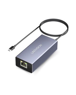 LINOVISION POE To Data and Charging In One POE To USB or Applicable To Mobile Phones and Tablets USB-C Converter, Cable, IEEE802.3af/at Type-C