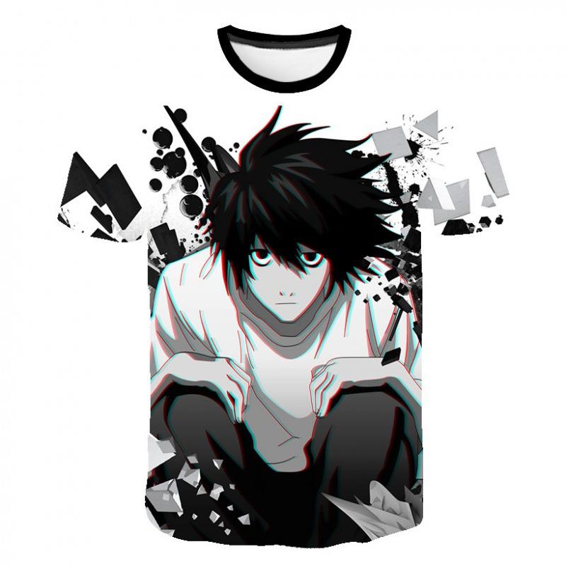 Fashion Attack on Titan 3D Printed T-Shirt, Anime Graphic Tee, Lightweight Polyester Breathable Casual Streetwear Clothes