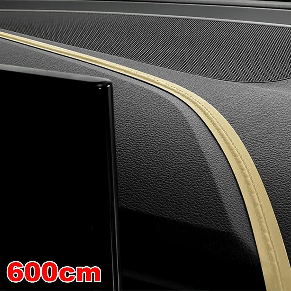 Automotive Leather Interior Decorative Strip Door Center Console Decoration Line Dashboard Strip Decorative Modificatio O8D7