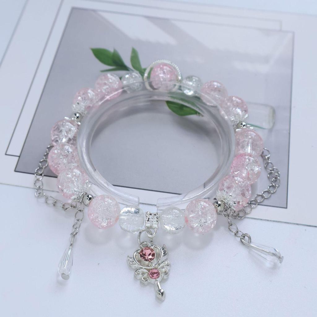 Mori Style Mermaid Crystal Bracelet – Versatile Niche Design for Women, Ideal for Students and Best Friends
