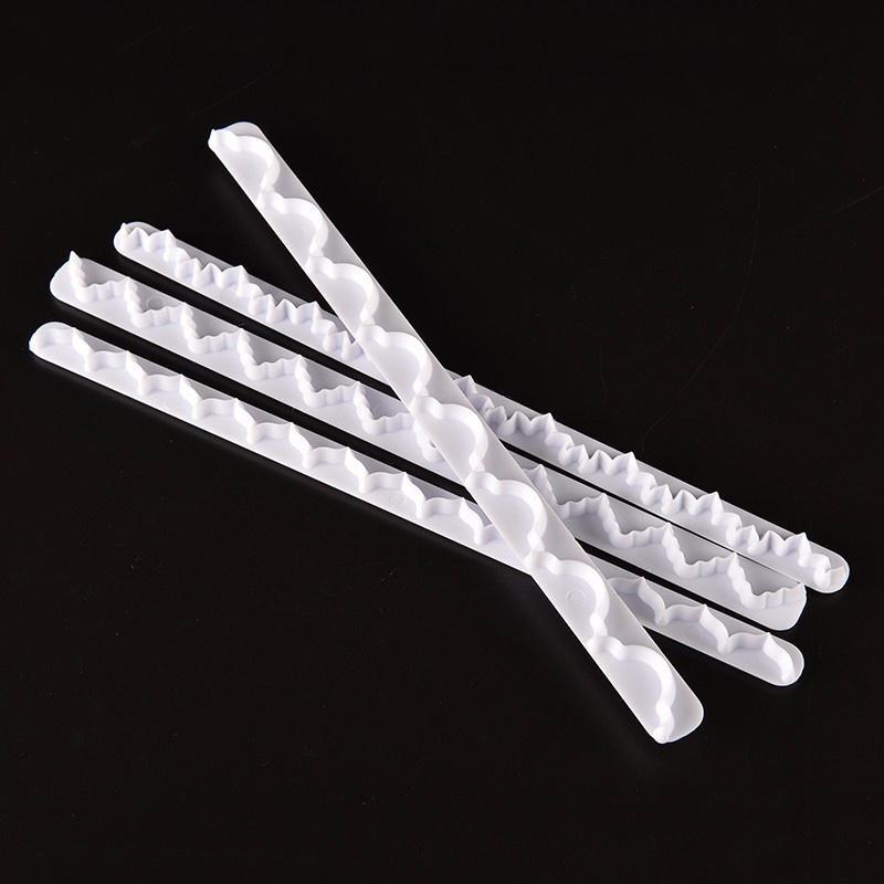 

4 шт. Прямые инструменты для создания оборок из мастики, для края торта, печенья, помадки