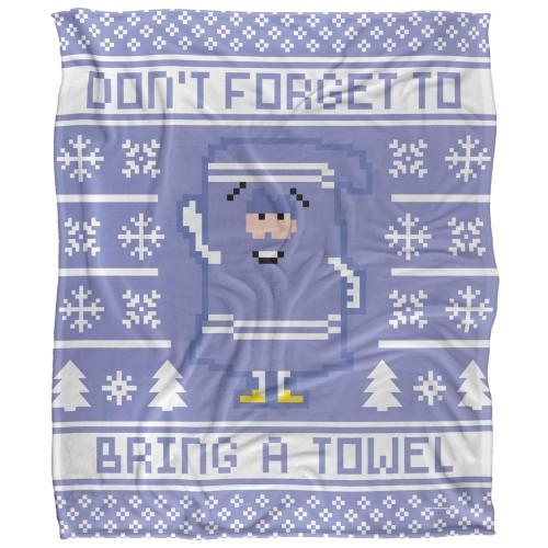 South Park Silky Christmas Sweater Towelie Blanket