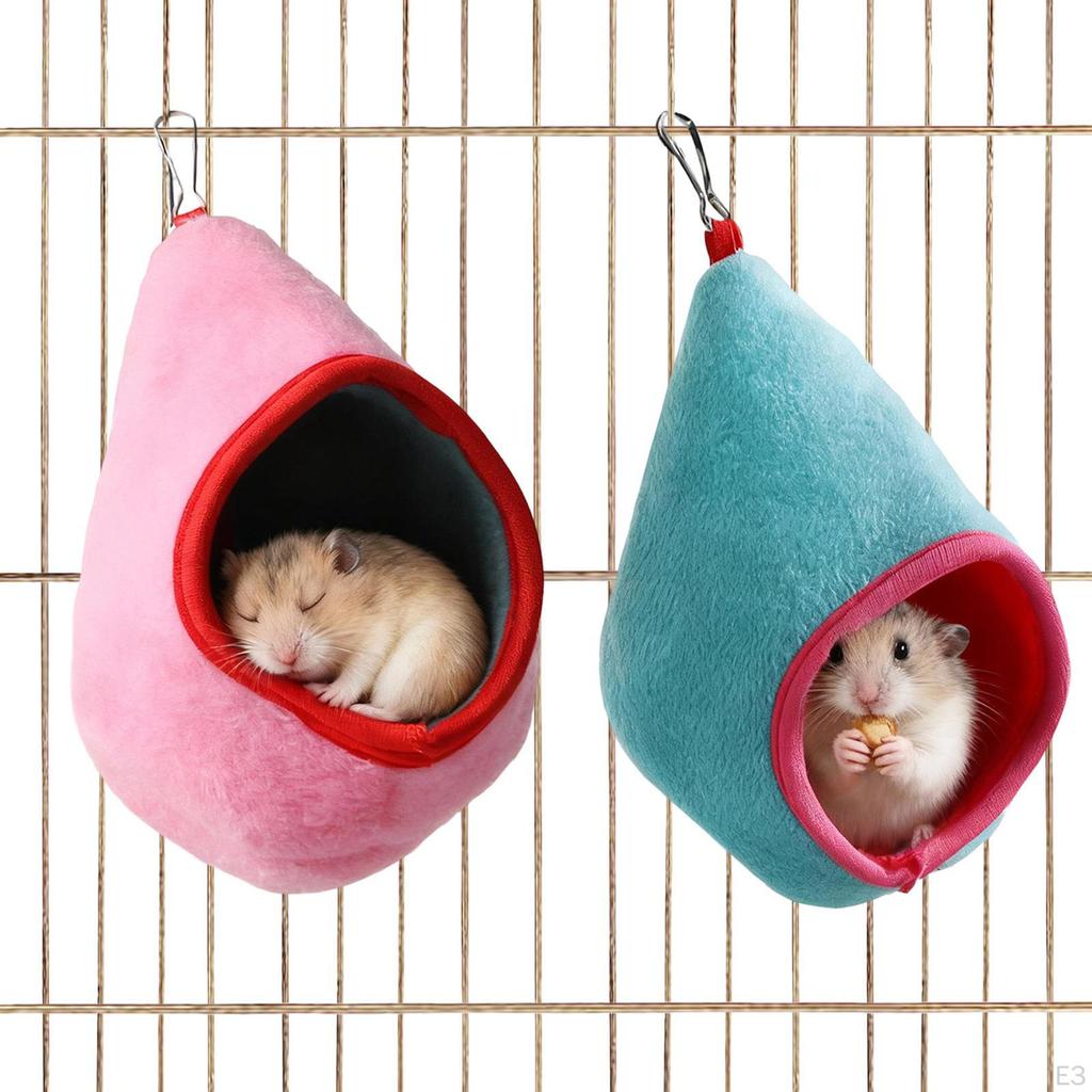 Guinea Pig Bed Hanging Hammock Hamster Nest Warm Kennel Polyester Cozy Suitable for And