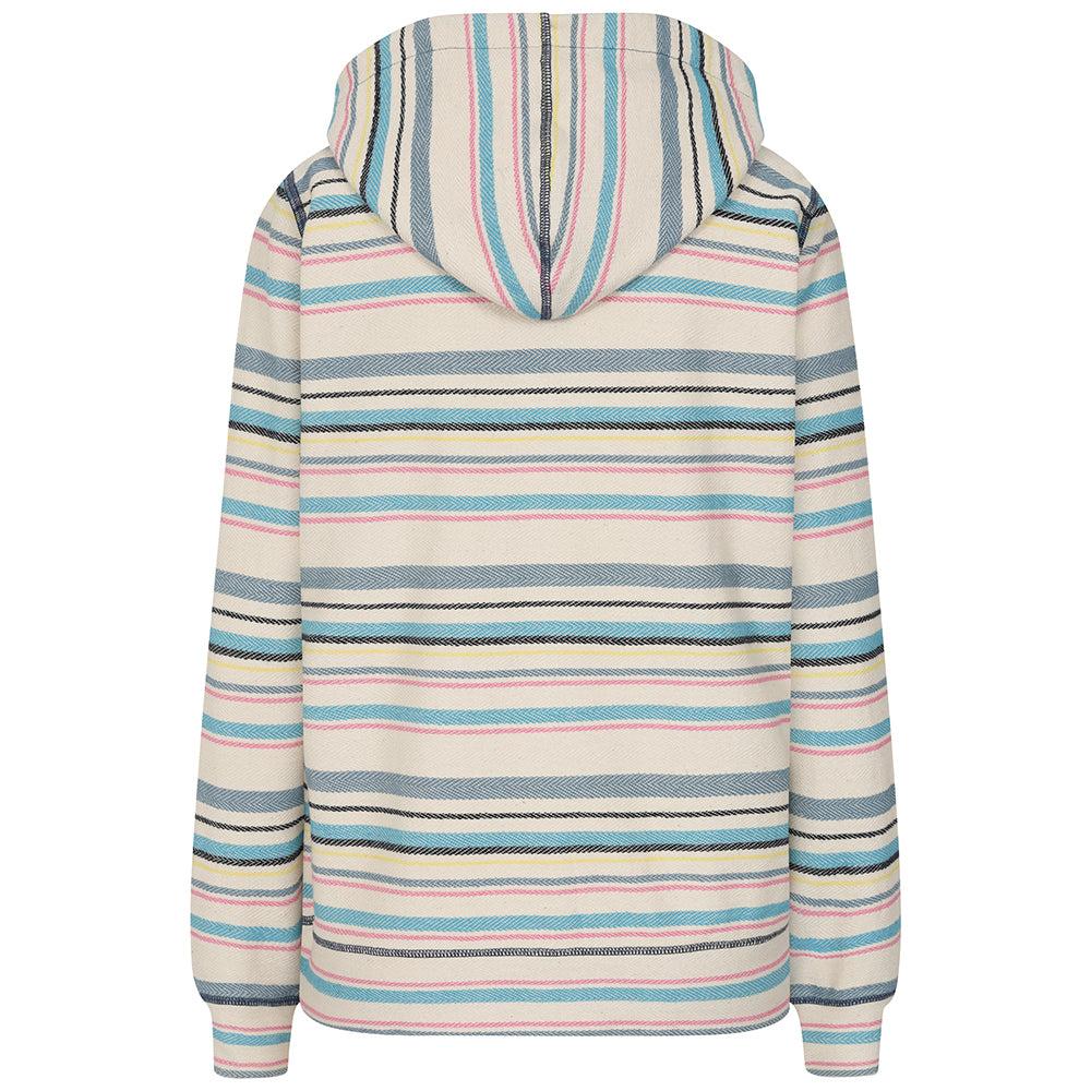 Lazy Jacks Womens/Ladies Striped Textured Full Zip Hoodie