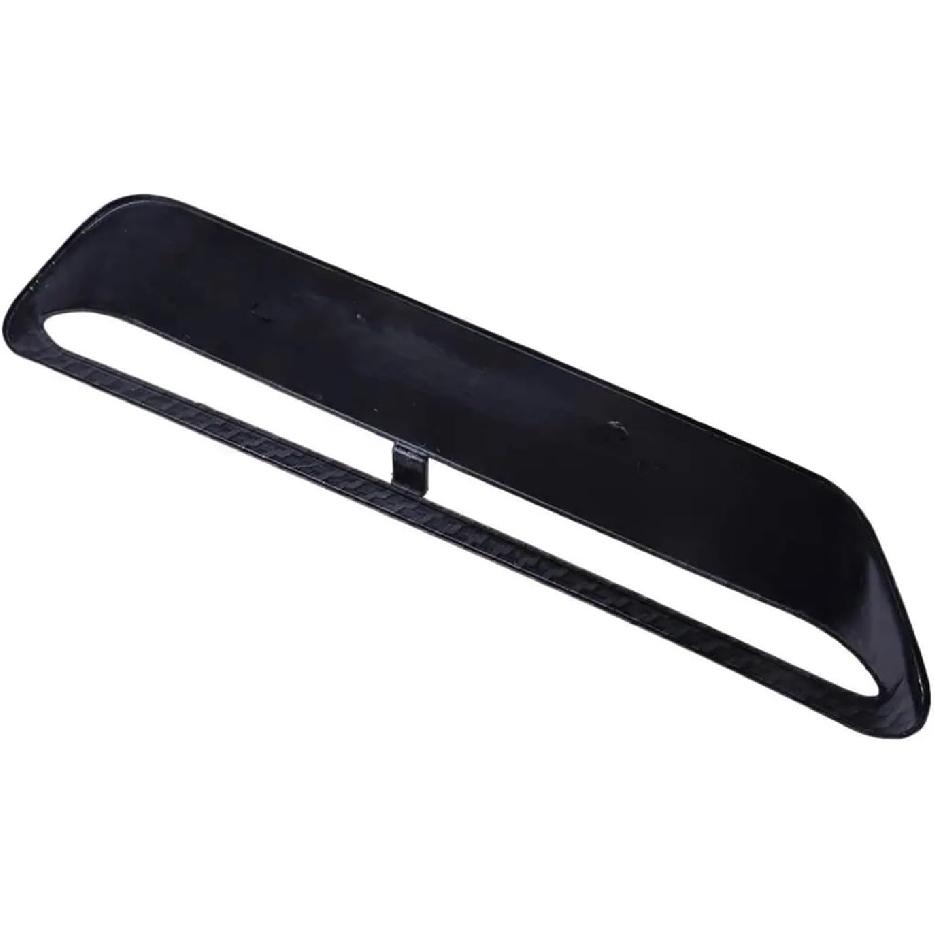 Hood Scoop Air Vent Outlet Insert Cover Trim Compatible with Dodge Challenger 2015 2016 2017 2018-2022 Black Carbon Fiber Style Plastic