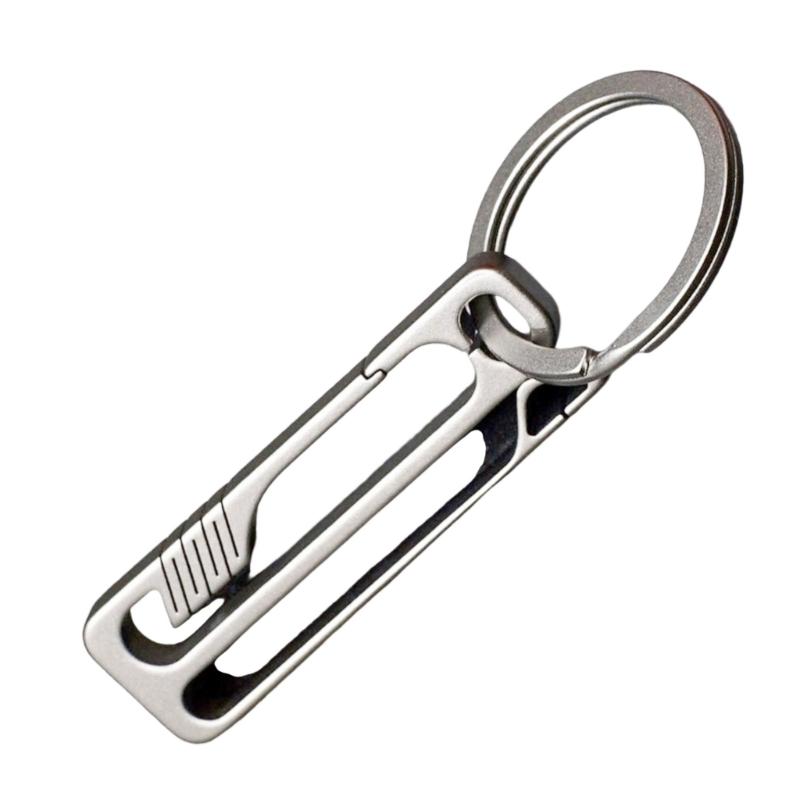 Metal Alloy Carabiner Keychains Clip Quick Releases Key Rings Small Carabiner Clip Waist Hanging Keychain Buckles