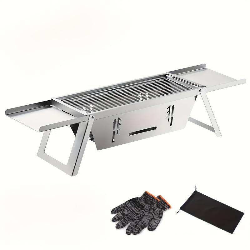 2026 Portable Stainless Steel Charcoal Grill for Cross-border Dropshipping