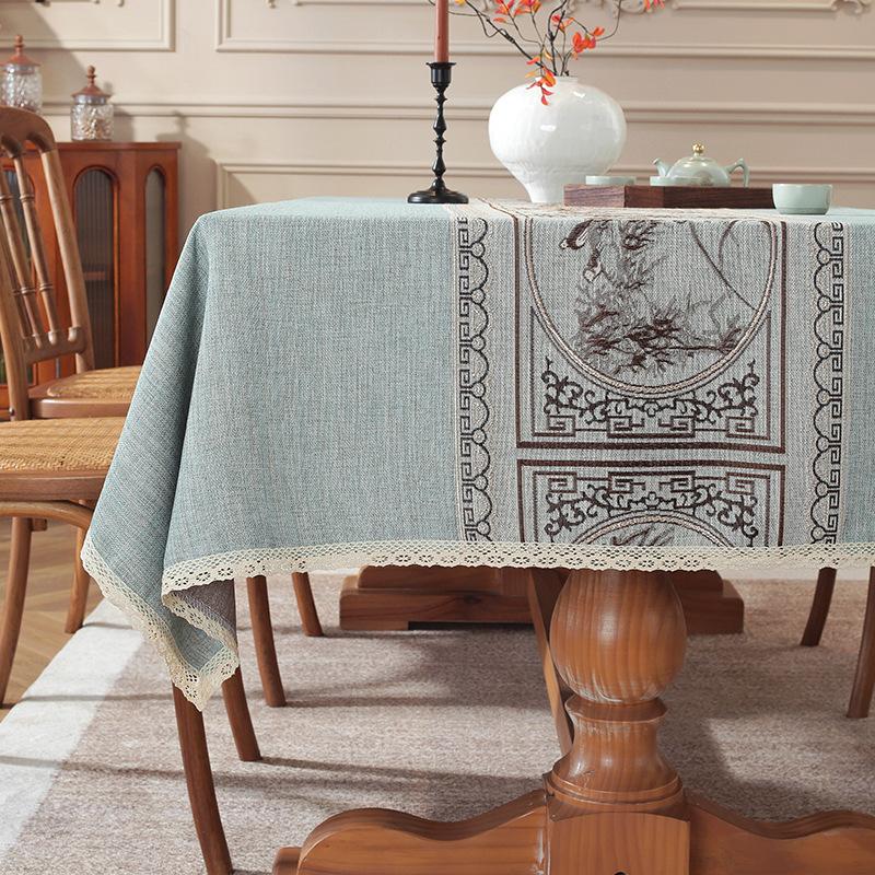 Tablecloth Classical Style Light Luxury Rectangular Dining Table Cloth Coffee Table Cloth Tablecloth Amazon