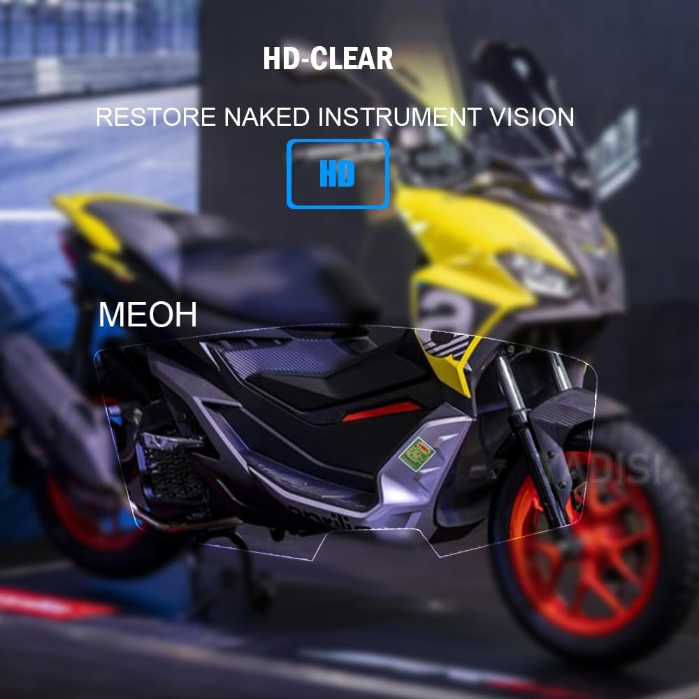 For Aprilia SR GT 200 125 2022 Motorcycle Accessories Dashboard Screen Protector Film 2 Sets