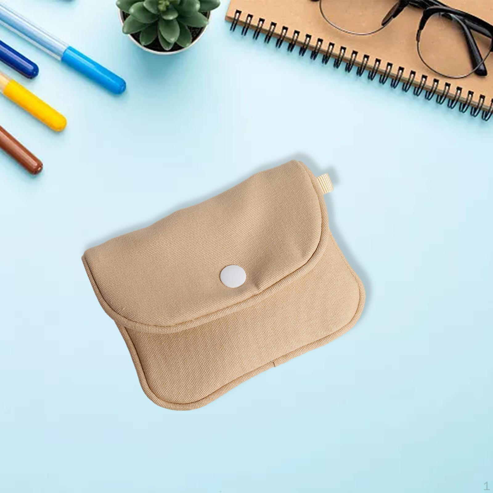 Purse Change Pouch Cute Lightweight Simple Cosmetic Storage Organizer Women Makeup Handbags for коричневый