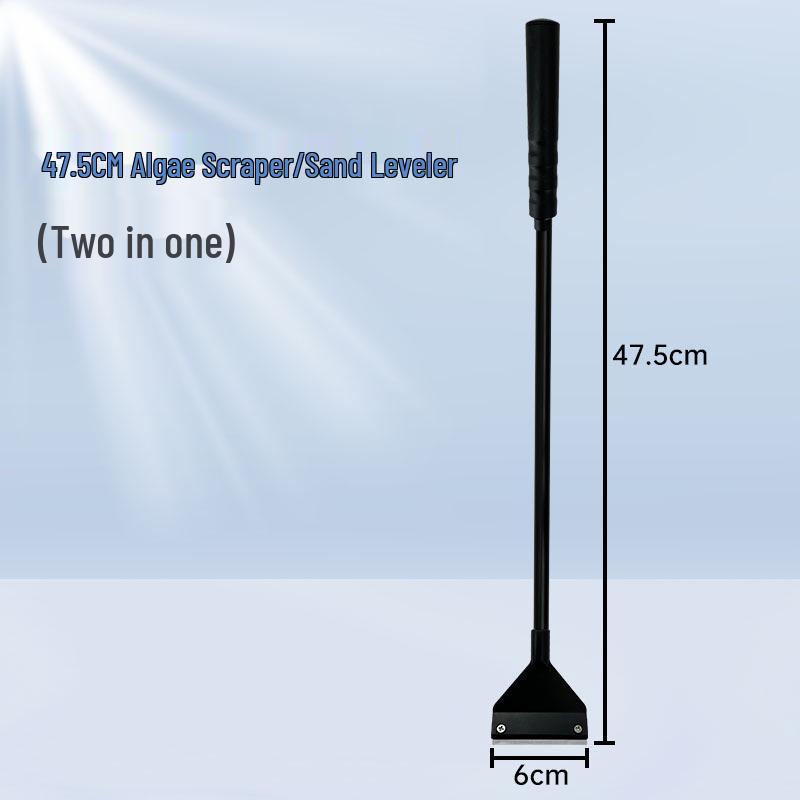 Non-Scratch Stainless Steel Algae Scraper for Fish Tanks
