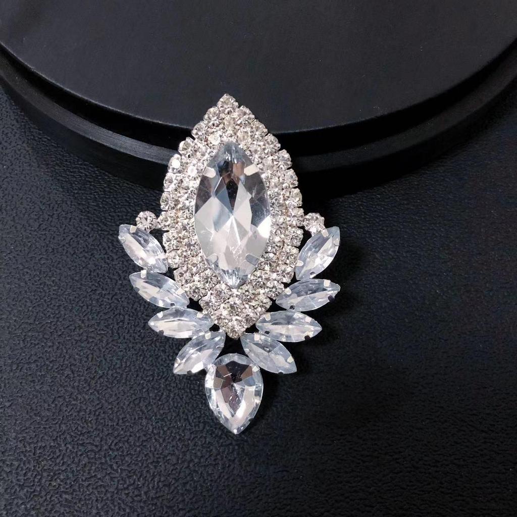 Exquisite Teardrop Rhinestone Ring - Trendy European & American Banquet Party Accessory