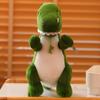 27/47cm Kreatywne pluszowe zabawki dinozaury Zielony dinozaur wypchany zabawka dla dzieci kreskówki dinozaury prezenty świąteczny towarzysz prezent urodzinowy
