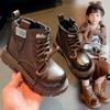 Herbst Winter Kinderstiefel hochwertig modisch Jungenstiefel Kinderstiefel schön Britischer Stil Stiefeletten