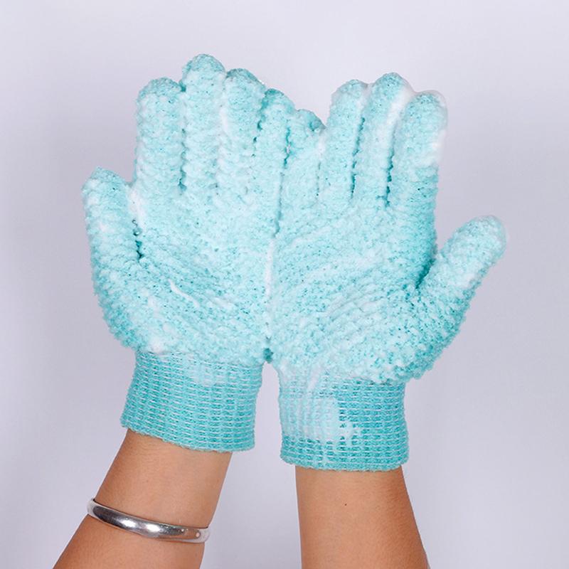 2PCS Exfoliating Bath Gloves Set for Shower Deep Cleaning Body Scrubbing Gloves for Women And Men