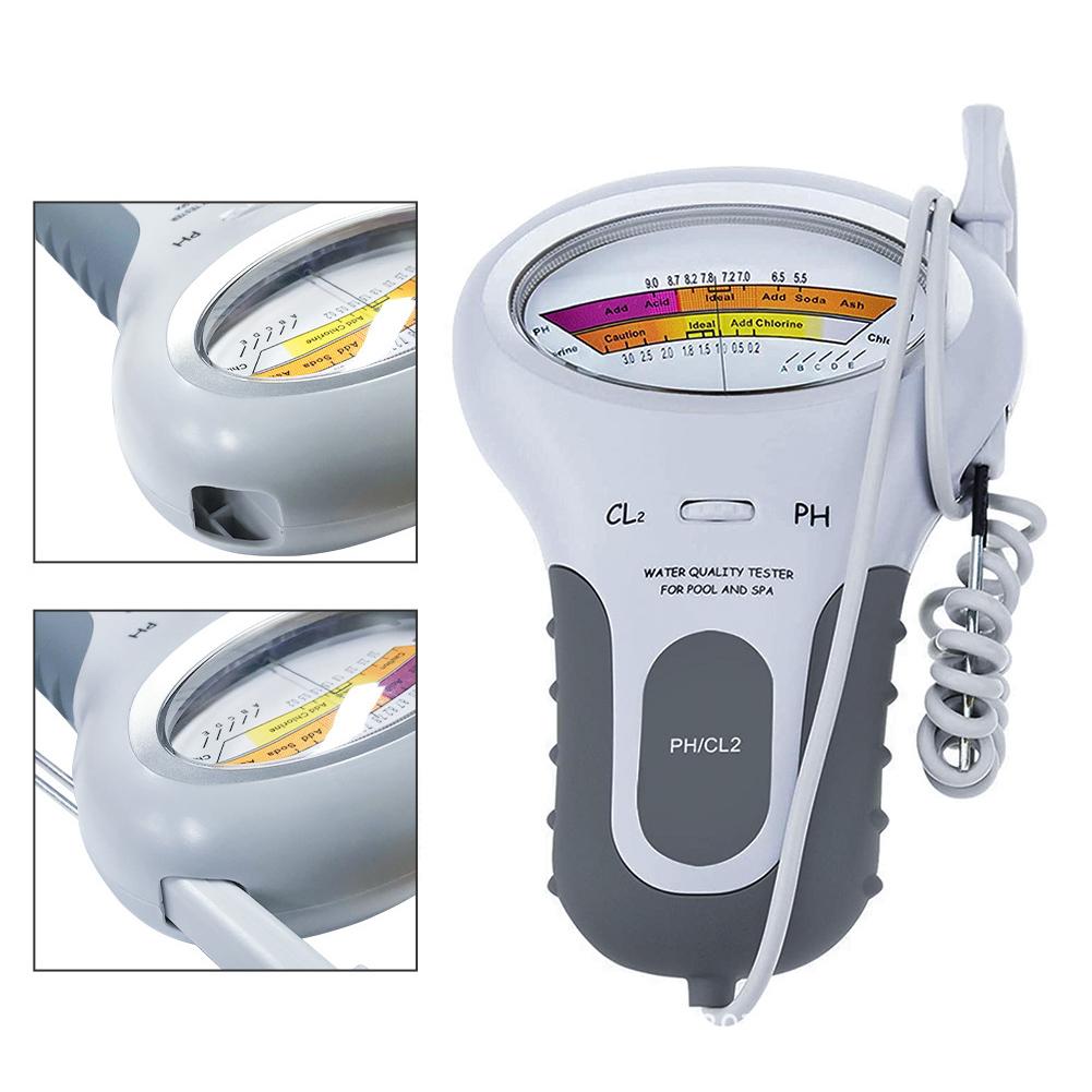 Professional Water Quality Tester for Swimming Pools and Spas Measures PH and Chlorine Levels Accurately