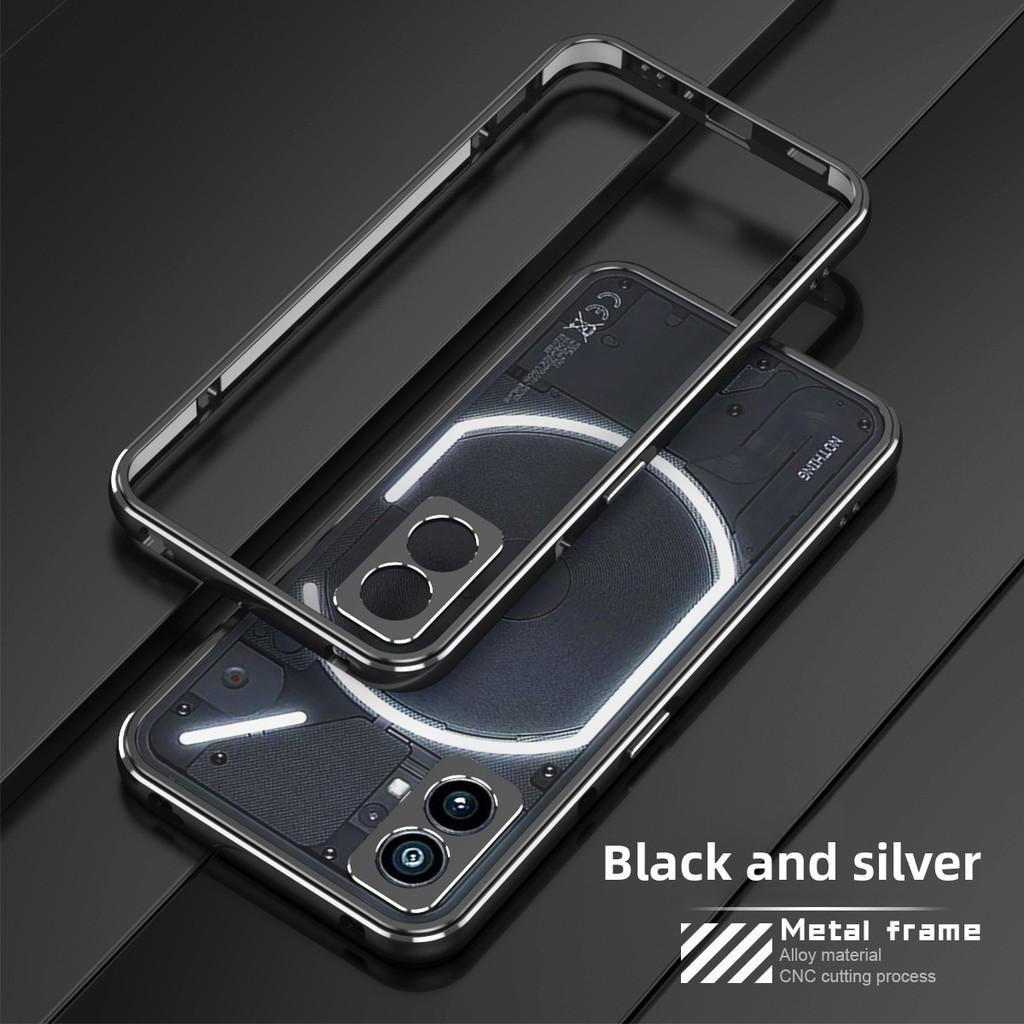 For Nothing Phone2 Metal Frame Protective Case With Shockproof And Heat Dissipation For Stylish Phone Accessories