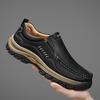 Brand Men Shoes High Quality Genuine Leather Men's Casual Shoes Slip On Comfort Business Man Flats Shoes Outdoor Men Work Shoes