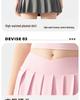 Women's Two-Piece Pleated Yoga and Sports Skirt - Breathable, Comfortable, Anti-Exposure for Tennis, Badminton, Running, and Fitness.