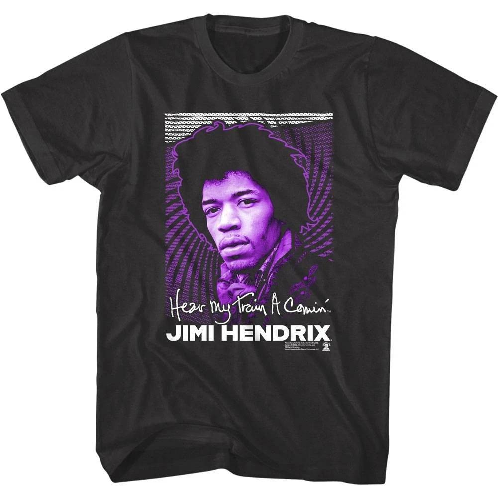 Jimi Hendrix Hear My Train a Comin  Men s T-Shirt L