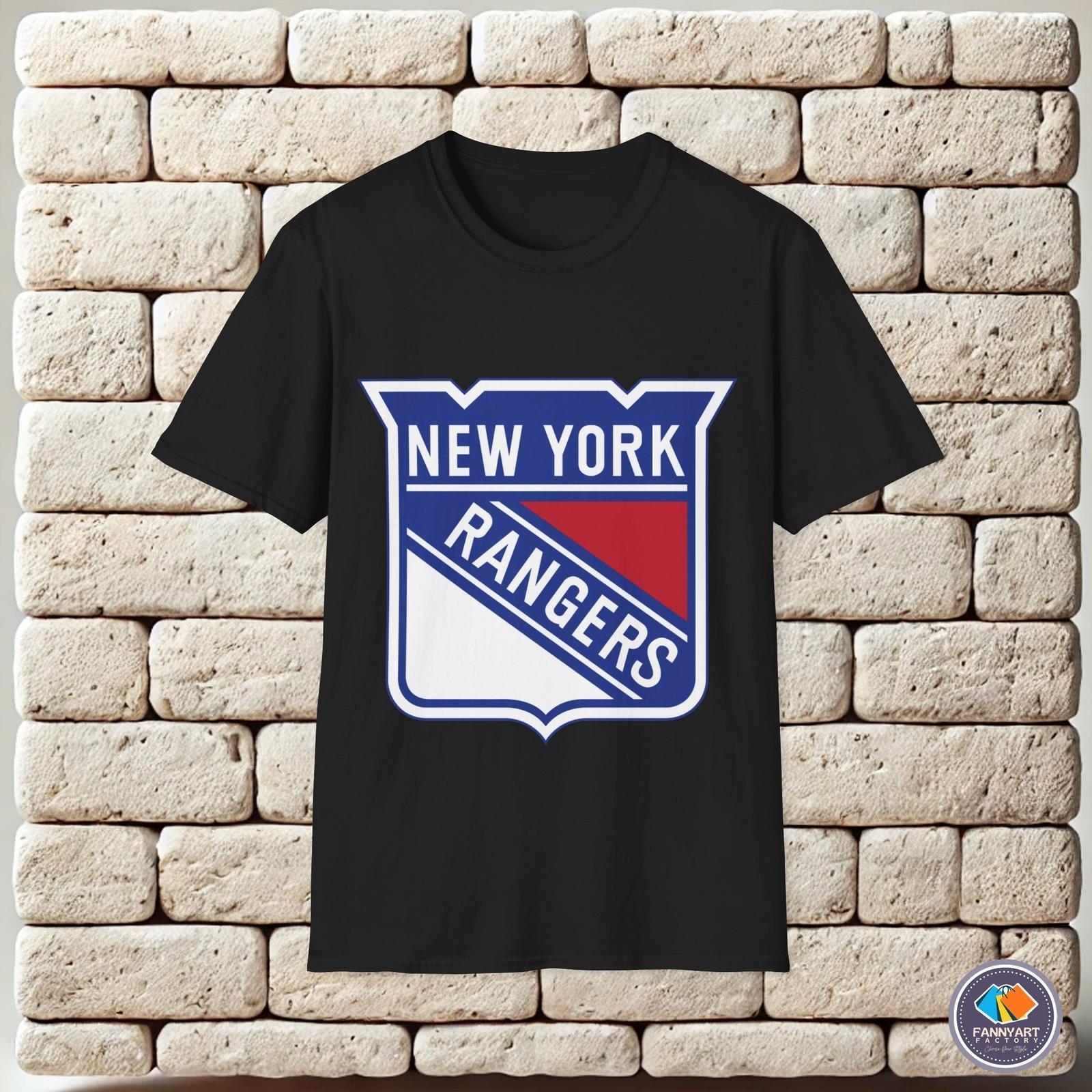 New York Rangers NHL Club Logo Symbol Unisex T-Shirt L