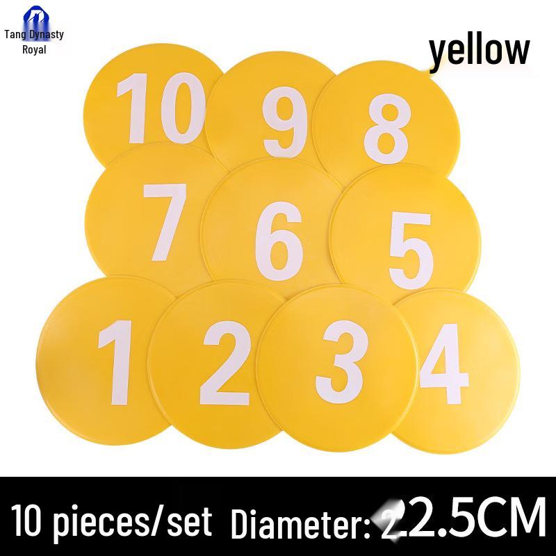 Football Training Digital Marker Discs Set