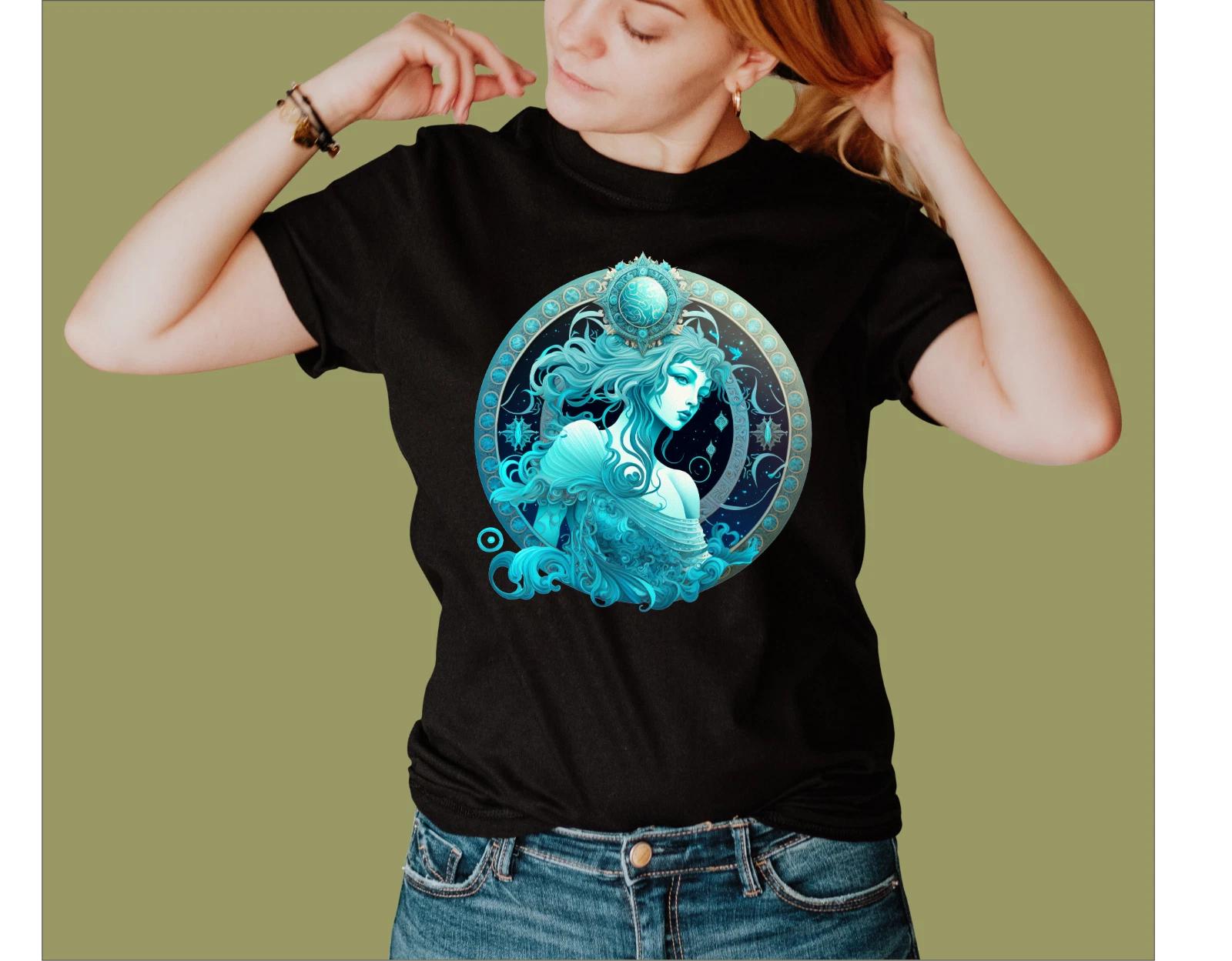 STAR SIGN AQUARIUS T-SHIRT M