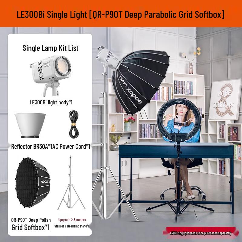 Godox LE300Bi Bi-Color LED Fill Light Kit