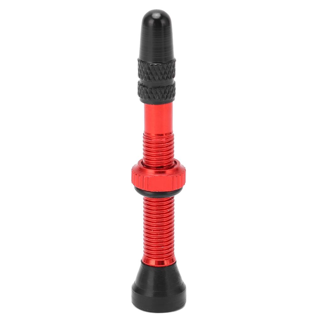 Tubeless Valve Stems Anodized Aluminum Alloy Vacuum Extension 40MM for Presta Valve for Road Bikes