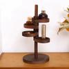Rotatable Jewelry Organizer 4 Layer Jewelry Storage Box Creative Key Storage Rack  for Desktop