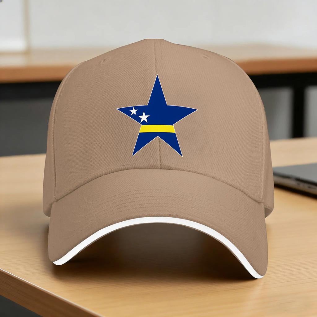 Curacao Soccer Sun Baseball Cap Spring Fashion Trucker Hat For FeUnisex Unisex Outdoor Gym Snapback Cap