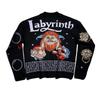 Labyrinth Unisex Adult Friends Knitted Cardigan