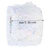 1pcs 10 Yards Length Sequined Tulle Roll Polyester Material Embroidered Sheer Ribbon  For DIY Crafts