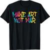 Make Art Not War Graffiti Spray Street Art Drawing Artist T-Shirt DAT Mens Womens Tank Top Sweatshirt Hoodie Black