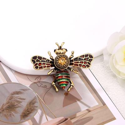 Vintage Pin Anti-Light Bee Brooch Suit Suit Insect Accessories Pin Brooch