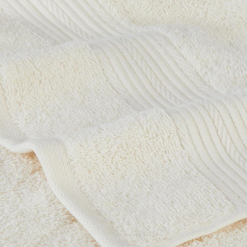 Cotton Bath Towel | 500 GSM | Fade Resistant | Cream